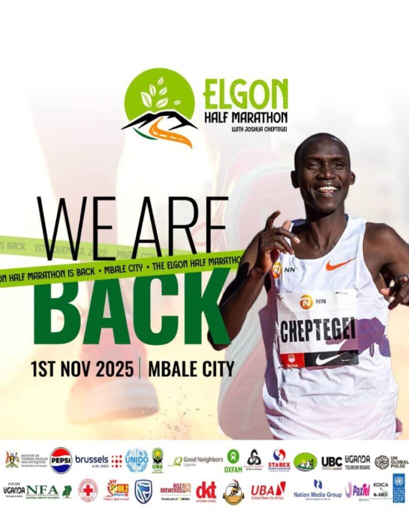 Get ready for the Elgon Half Marathon set to take place on 1st November 2025 in Mbale City in Eastern Uganda