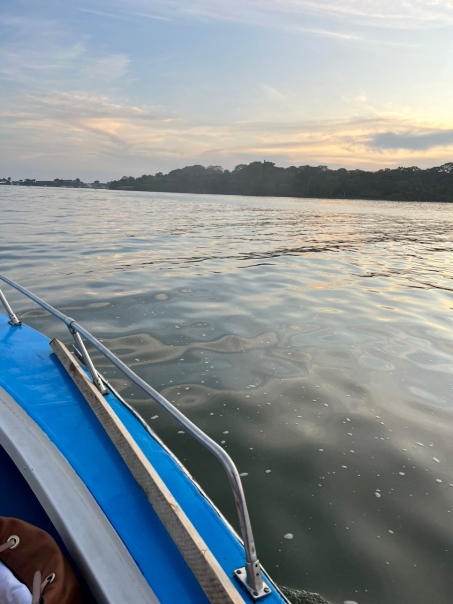 Photograph taken during the Sunset Boat Cruise on Lake Victoria in Entebbe, Uganda