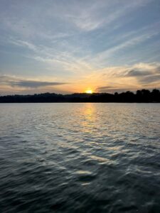 Photograph taken during the Sunset Boat Cruise on Lake Victoria in Entebbe, Uganda