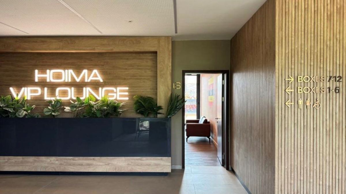 Photograph taken from the VIP Lounge at the Hoima City Stadium in Hoima City, Western Uganda