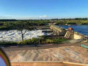 Photograph showing Karuma Hydro Power Dam in Kiryandongo District in Western Uganda