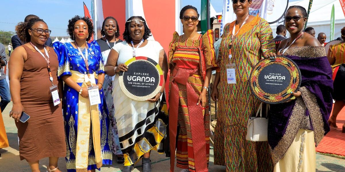 Photograph showing some of the Ugandan participants in the 4th Uganda - Kenya Coast Tourism Conference & Exhibition in Malindi, Kenya