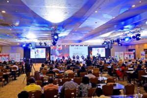 Photograph taken during the 4th Uganda – United Arab Emirates (UAE) Business Forum 2025 at Speke Resort Munyonyo, Uganda