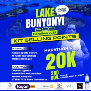 The second edition of the Lake Bunyonyi Eco Marathon 2025 is scheduled for November 2nd, 2025, at Kabale Main Stadium