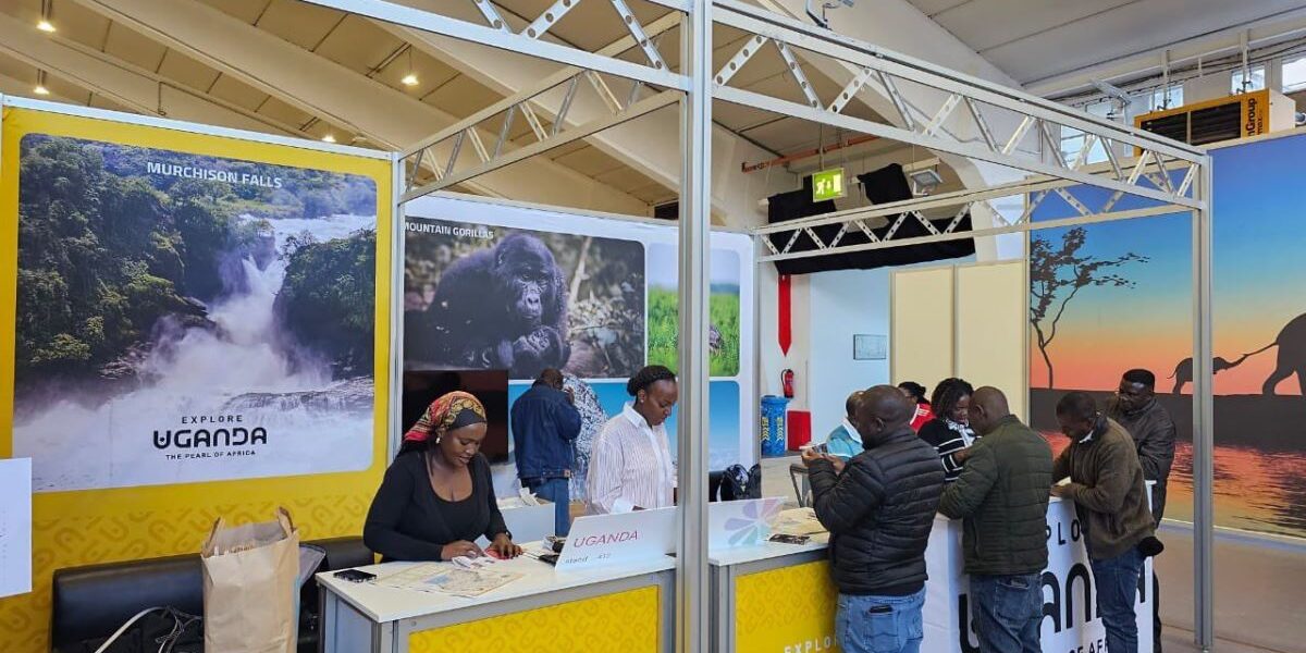 Photograph taken from Uganda's showcasing area at the Swiss International Holiday Expo (SIHE) 2025, held from October 31st to November 2nd in Lugano, Switzerland