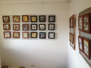 Photograph showing some of the Art work at the Afriart Gallery in Kampala, Uganda