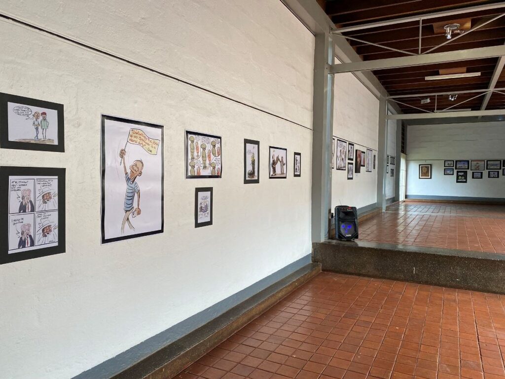 Photograph taken from Makerere Art Gallery in Kampala, Uganda