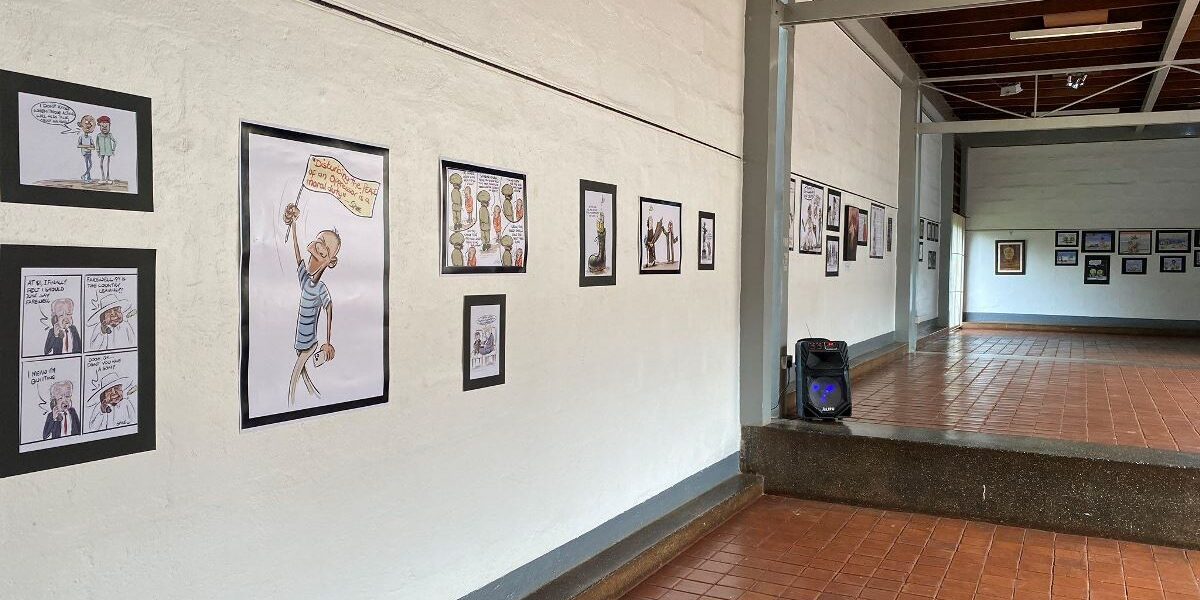 Photograph taken from Makerere Art Gallery in Kampala, Uganda