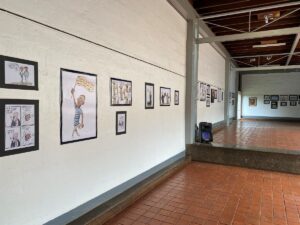 Photograph taken from Makerere Art Gallery in Kampala, Uganda