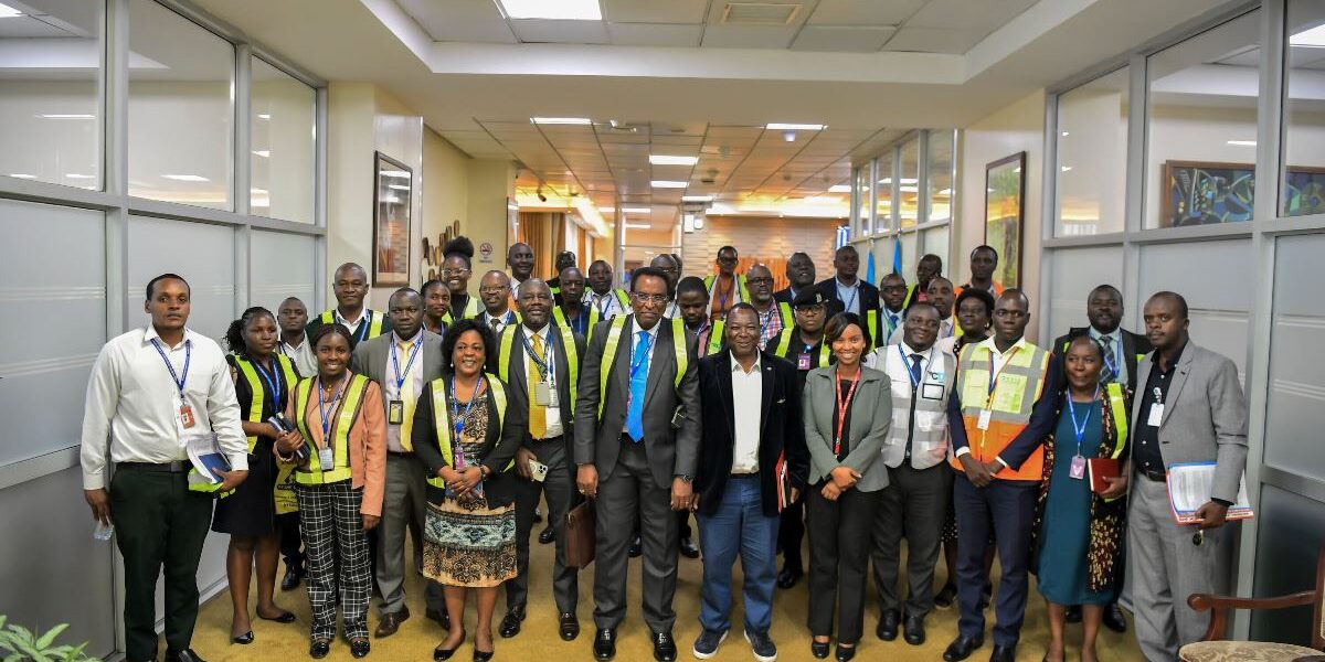 Group photograph taken during the National Air Transport Facilitation Committee (NATFC) meeting at Entebbe International Airport, Entebbe, Uganda, which took place on 29th October, 2025
