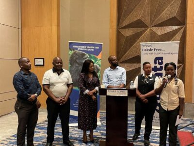 Photograph taken during the launch of daily flights from Nairobi Wilson to Entebbe, Uganda, via Kisumu by Kenyan airline Safarilink , starting December 15th, 2025