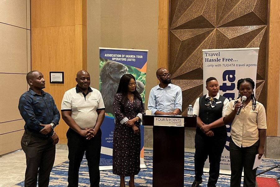 Photograph taken during the launch of daily flights from Nairobi Wilson to Entebbe, Uganda, via Kisumu by Kenyan airline Safarilink , starting December 15th, 2025