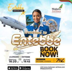 Malawi Airlines recently launched the Entebbe-Lilongwe Direct Flights