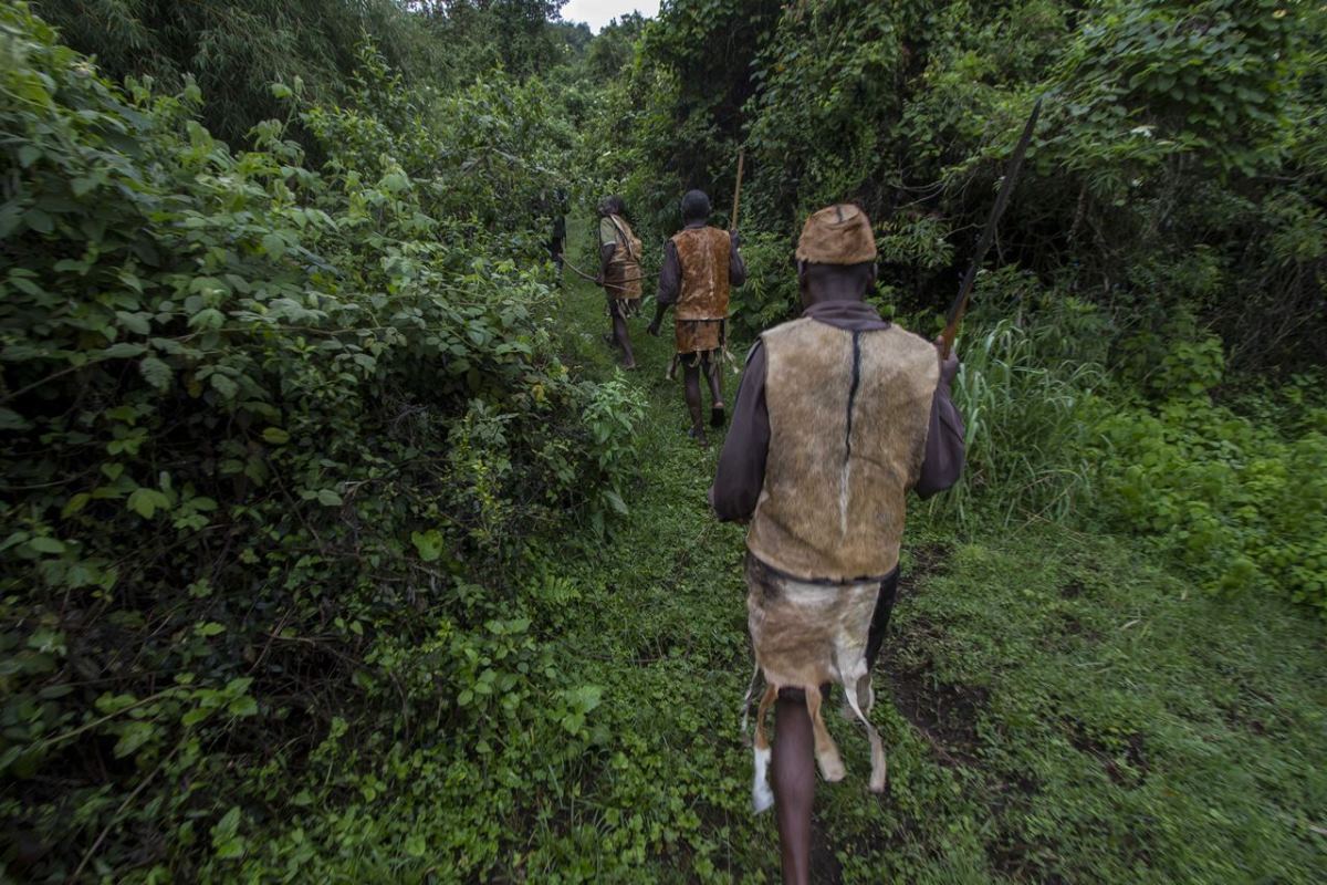 Photograph taken during the Batwa Cultural Experience in Echuya Central Forest Reserve in Western Uganda