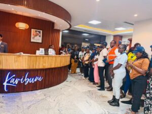 The official launch of Karibuni Lounge brought together airport staff, tourism professionals, and proud Ugandans to celebrate this enhanced business-class oasis at Entebbe International Airport