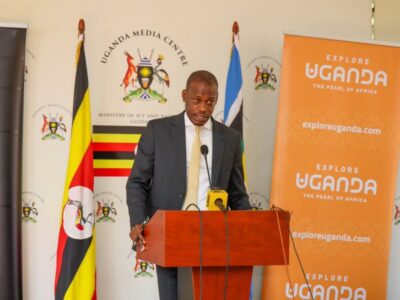 Hon. Martin Mugarra Bahinduka, Minister of State for Tourism, Wildlife and Antiquities, calls on Ugandans to join conservation efforts during the World Wildlife Day 2026 launch