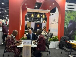 Photograph taken during the 20th edition of Meetings Africa at the Sandton Convention Centre in Johannesburg