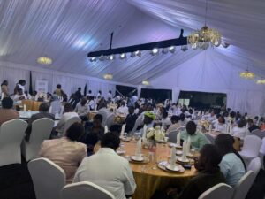 Guests attend a Kampala City Festival appreciation dinner, as KCCA engages partners ahead of the 2026 celebrations set for October 4 at Railway Grounds