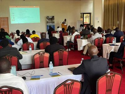 Hotel directors, managers, and hospitality stakeholders attentively participate in the Uganda Tourism Board’s training workshop on quality assurance and star rating systems
