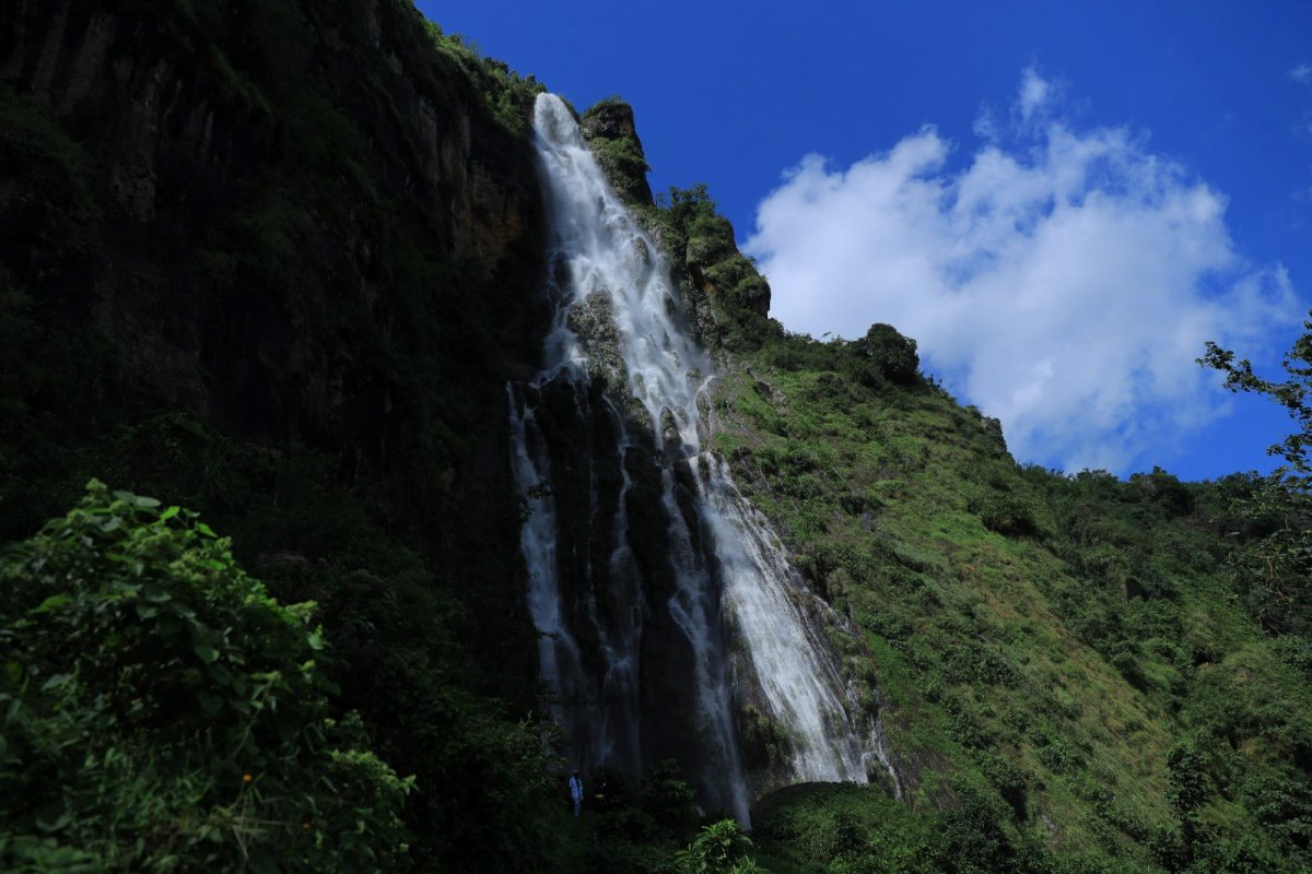 Majestic waters cascading from the breathtaking Wanale Ridge in Mbale District, one of Eastern Uganda’s hidden natural treasures