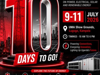 The 4th edition of Power & Elec Uganda 2026, an international trade exhibition on power, electrical, solar, and renewable energy, will take place from 9th to 11th July 2026 at the UMA Show Grounds in Lugogo, Kampala The 4th edition of Power & Elec Uganda 2026, an international trade exhibition on power, electrical, solar, and renewable energy, will take place from 9th to 11th July 2026 at the UMA Show Grounds in Lugogo, Kampala