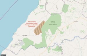 Bugoma Central Forest Reserve Map