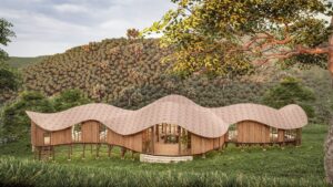 Erebero Hills Lodge, the striking new bamboo and timber sanctuary by Asilia Africa, seamlessly blends with the rolling hills of Bwindi Impenetrable National Park, Uganda. Scheduled to open in August 2026