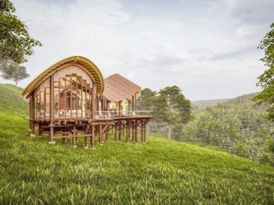 Organic architecture meets the forest at Erebero Hills Lodge. One of the lodge’s elegant suites perched on stilts, offering guests immersive views of Bwindi’s ancient rainforest canopy Organic architecture meets the forest at Erebero Hills Lodge. One of the lodge’s elegant suites perched on stilts, offering guests immersive views of Bwindi’s ancient rainforest canopy