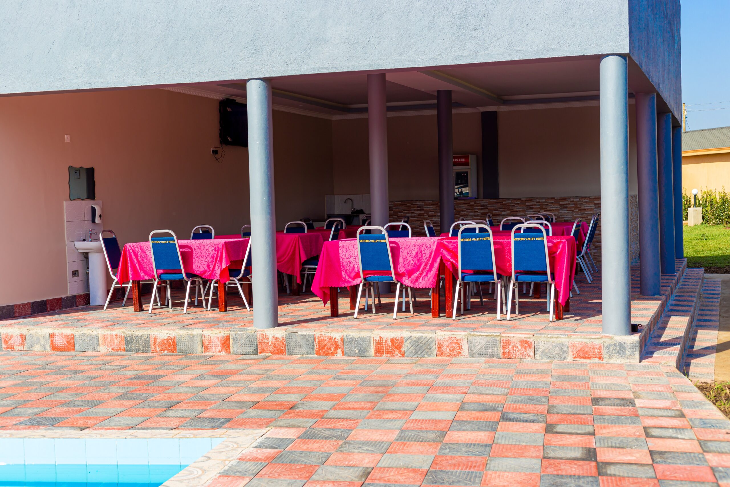 Pool Side Bar Photo Victors Valley Hotel Nakwero Central Region
