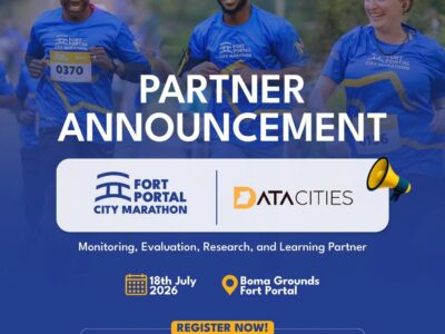 Fort Portal City Marathon announces DataCities as its official Monitoring, Evaluation, Research and Learning Partner for the 2026 edition