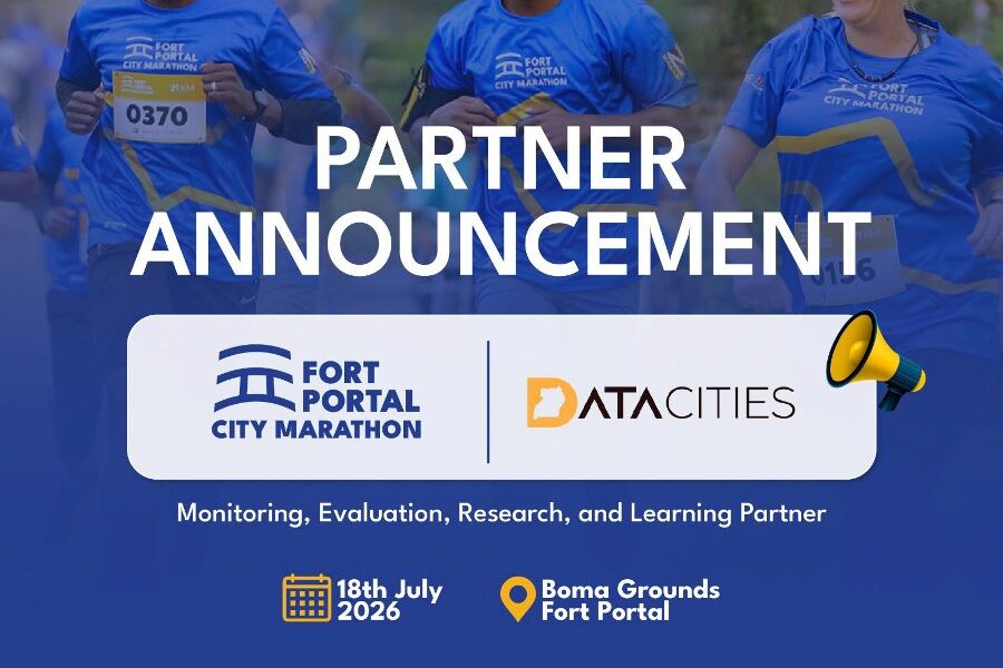 Fort Portal City Marathon announces DataCities as its official Monitoring, Evaluation, Research and Learning Partner for the 2026 edition