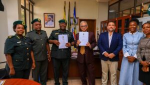 Uganda Wildlife Authority officials and Marasa Africa executives pose together after the signing of the renewed 30-year concession agreements for Paraa, Mweya and Chobe Safari Lodges, strengthening a long-standing public-private partnership in Uganda’s tourism and conservation sector
