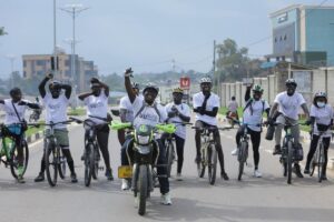 Members of the West Nile cycling community gather on the streets of Arua to celebrate the official launch of Race the Nile Uganda Ultra 2026, an 800 km self-supported gravel race designed to showcase the region’s landscapes, culture and tourism potential