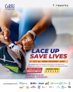 Get ready for the CoRSU Disability Walk 2026 set to happen on the 4th October, 2026 at MUBS Grounds
