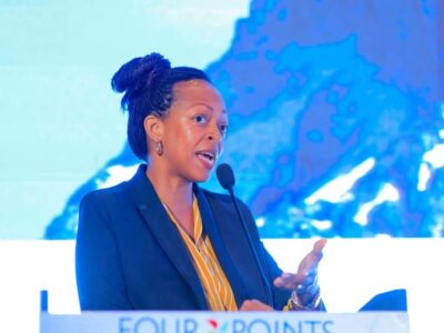 Ms. Juliana Kagwa, CEO of the Uganda Tourism Board, addresses participants during the Tourism Micro, Small and Medium Enterprises Finance Forum 2026 Tourism MSMEs Finance Forum 2026