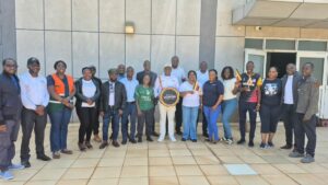 Participants and stakeholders of the second cohort of East African Community (EAC) Hotel Assessors pose for a group photo during the training programme at the Hotel and Tourism Training College in Jinja City. The initiative, running until 4th December, strengthens Uganda’s capacity for hotel grading and classification